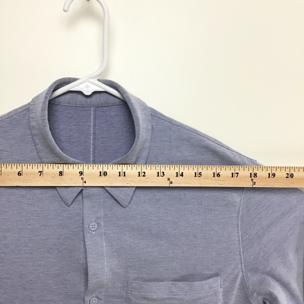 Lululemon men’s long sleeve button up shirt large - Picture 7 of 8